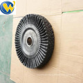 10 Inch Double Row Twisted Wire Wheel Brush for Weld Cleaning